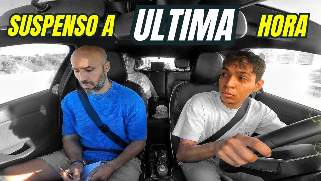 ➡️Me dió PENA pero le SUSPENDÍ justo al FINAL ⛔️Examen practico de CONDUCIR