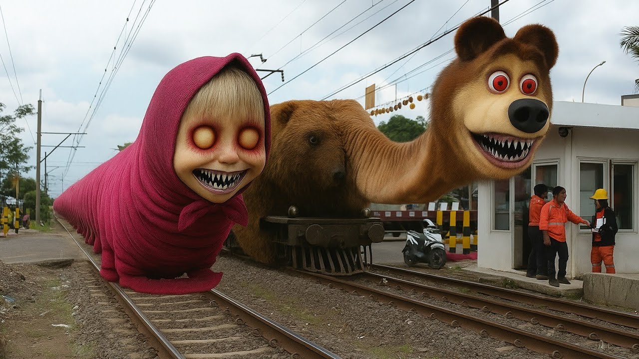 Funny Train, kereta api krl commuterline kereta hantu mirip marsha ditemukan di jalur kereta ini