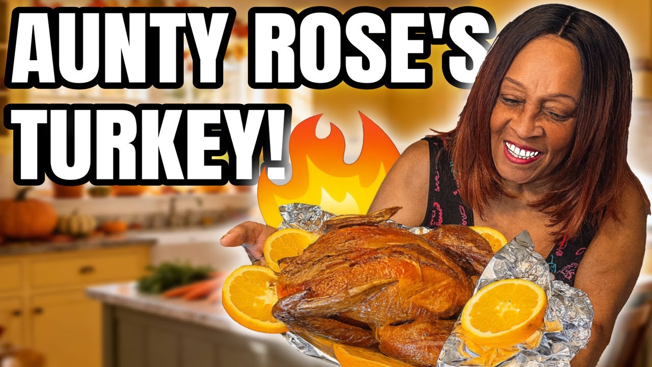 Aunty Rose’s Famous Roasted Turkey — Thanksgiving Flavor Hits DIFFERENT 🦃🔥