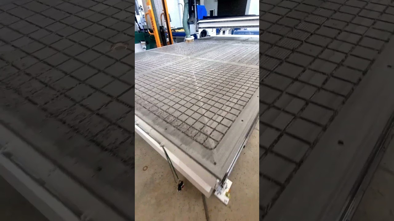 Milling vacuum table on ATS-3020 CNC router | #cnc #cncrouter #vacuum #machinery