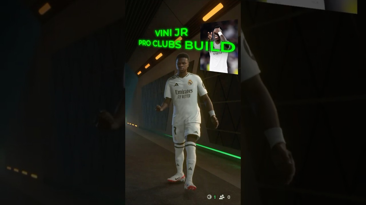 Vini Jr Pro Clubs Build 🇧🇷#vinicius #vinijr #eafc25 #eafc #football #soccer #realmadrid