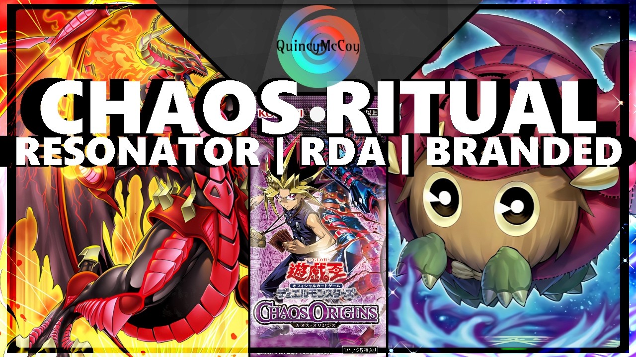 Chaos Ritual with Resonator, Red Dragon Archfiend, and Branded Support, post-Chaos Origins [CDS]