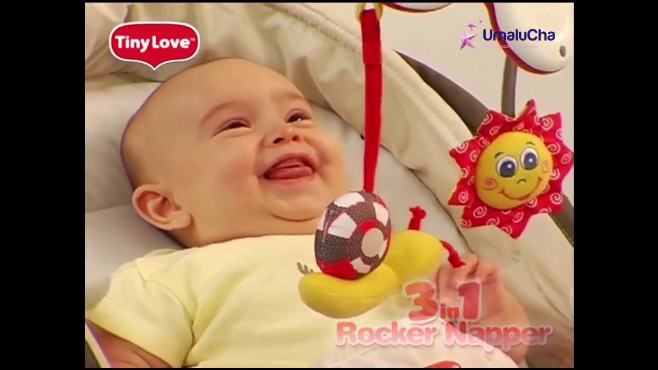 Tiny Love - wielofunkcyjny leżaczek-bujaczek, ł&oacute;żeczko, krzesełko 3w1- Prezentacja modelu