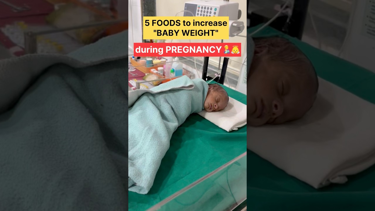 5 FOODS to increase"BABY WEIGHT"during PREGNANCY 🤰 