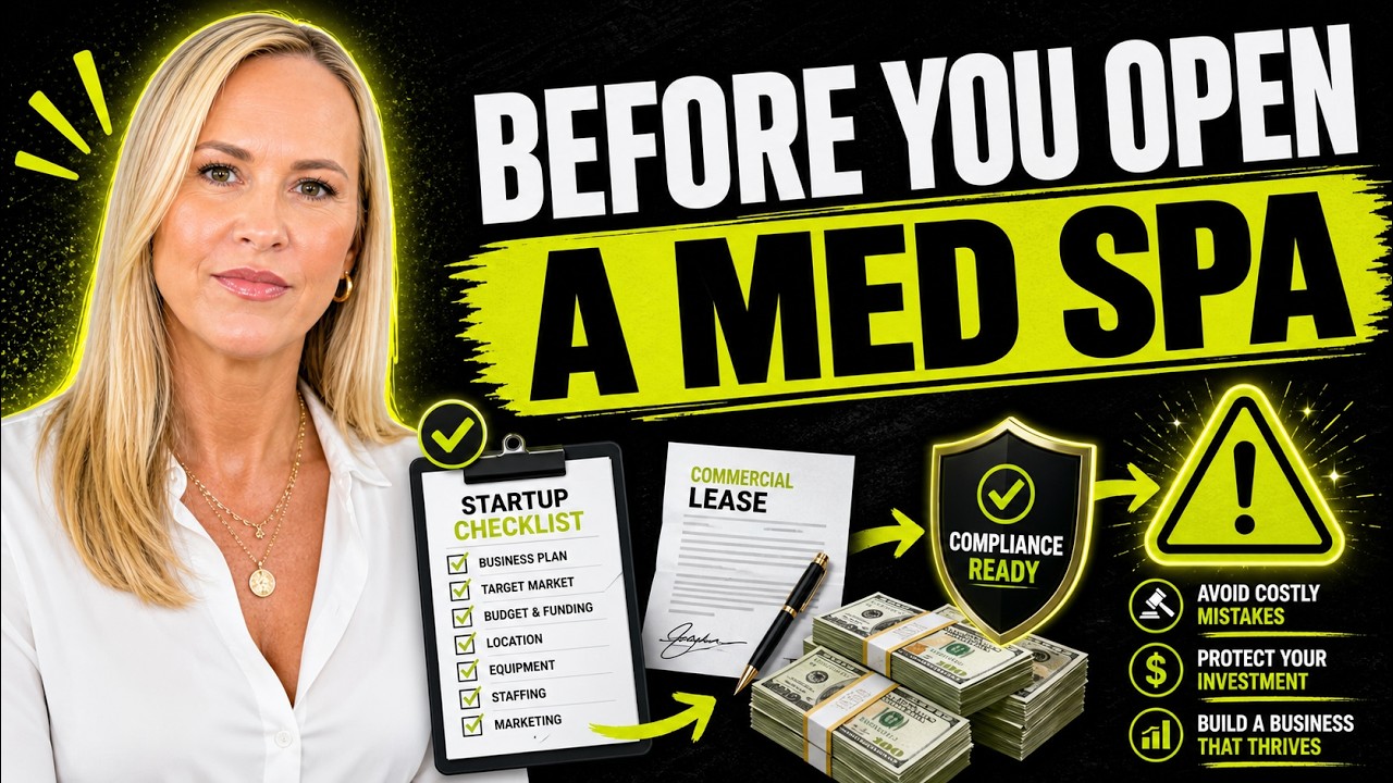 What I Wish I Would've Known Before Opening My Med Spa | Medical Spa Business Plan