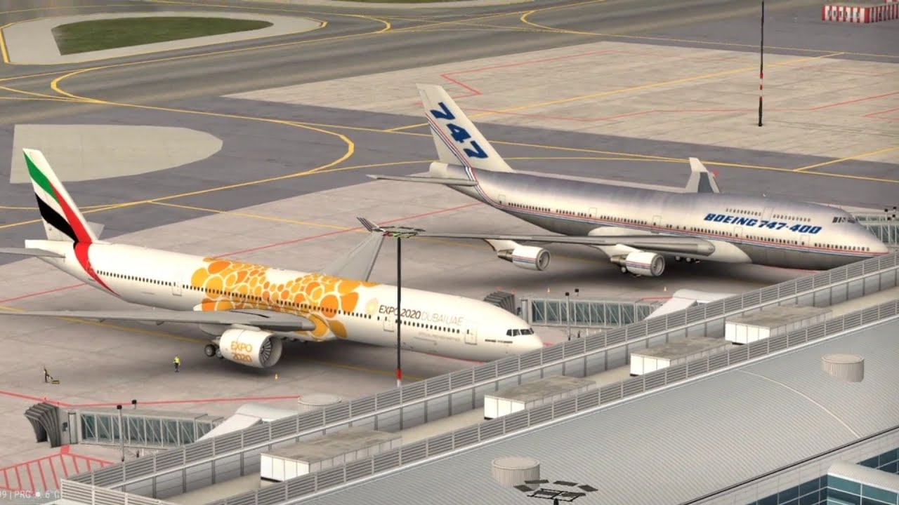 Event Arrivals and Departures at Prague Airport | World of Airports | Gameplay