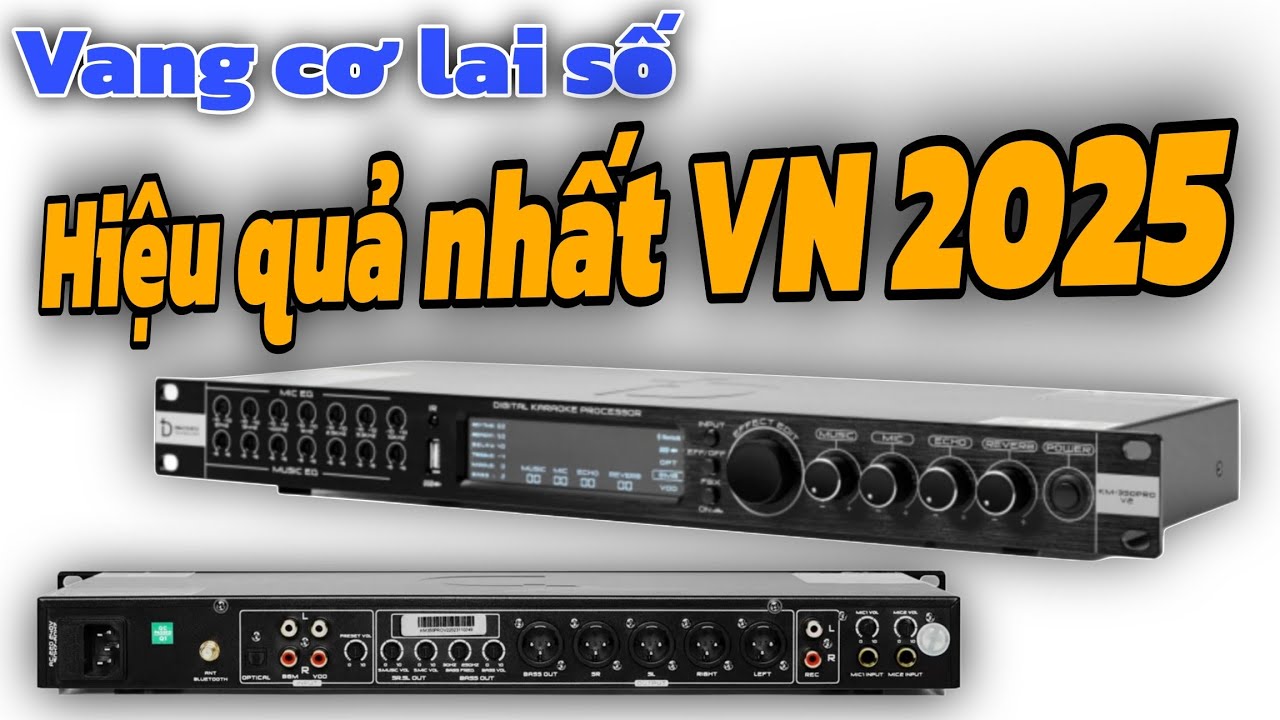 Vang cơ lai số KM350PRO V2 hàng chính hãng DB acoustic. Âm thanh hay + dễ sử dụng + giá rẻ