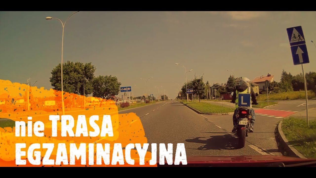Obszar Egzaminacyjny Rzeszów Kat A, A2, A1, możliwa Trasa Egzaminacyjna Część 1 .