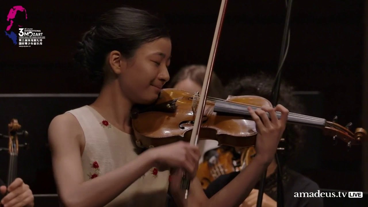 Lina Nakano (1st Prize) - Mozart Violin Concerto No. 5 - Violin Group B