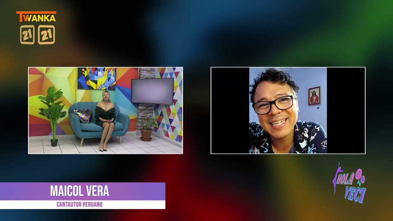 Maicol Vera comparte su música en Hola Veci 🎶