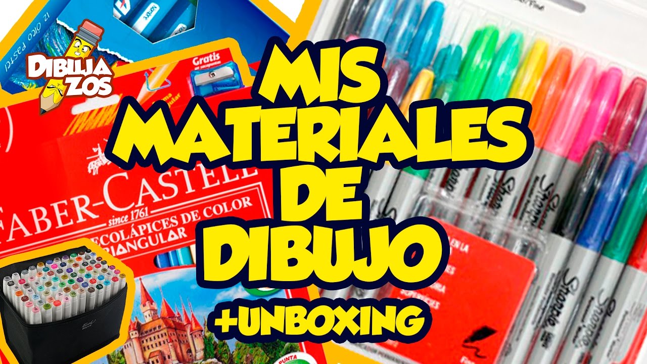 MATERIALES QUE UTILIZO PARA DIBUJAR + UNBOXING