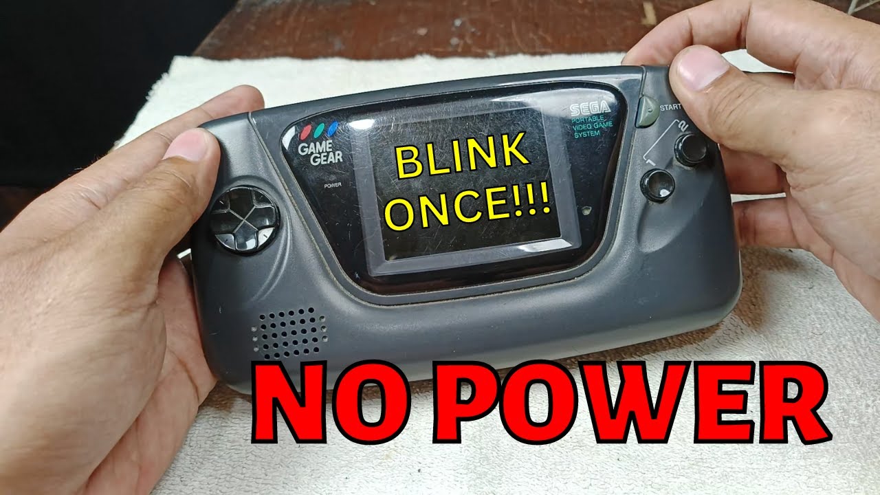 How to fix SEGA GAME GEAR || NO POWER 