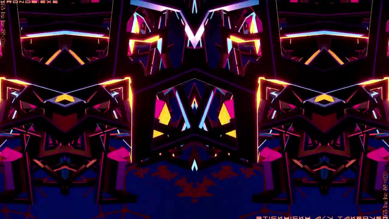👁️ AI Dreaming Deep Space PsyBass Voyage #1 | Trippy Fractal Microspace Mix [4K Visuals]