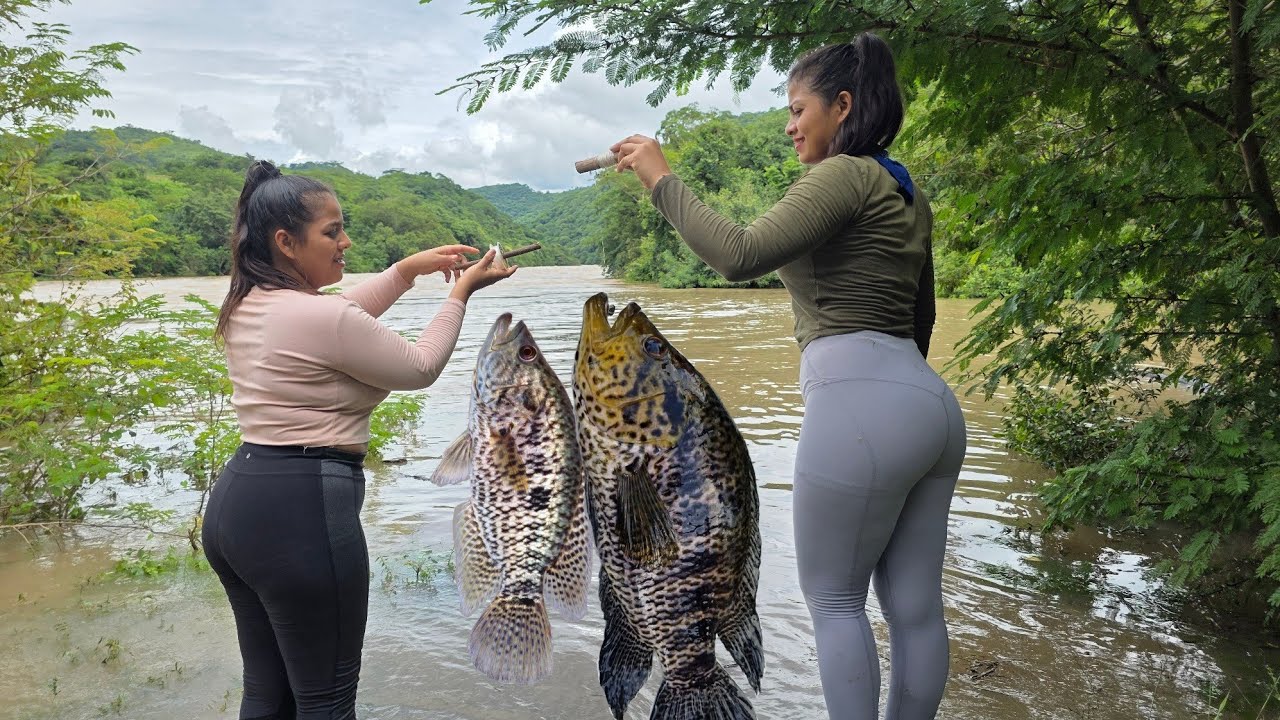 🔴Pesca de guapotes gigantes/BELLEZAS SALVADOREÑAS 🇸🇻