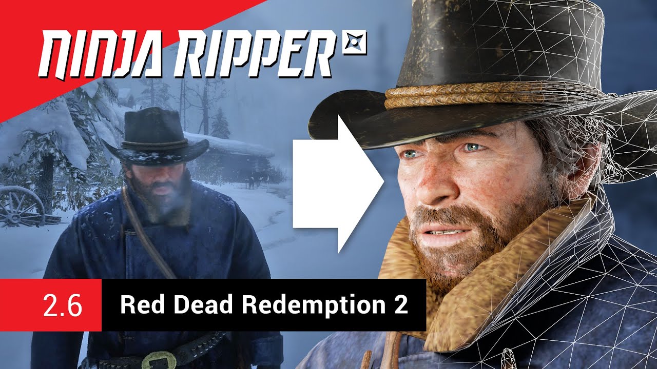 How to rip 3D models from Red Dead Redemption 2 (RDR2) | Ninja Ripper 2.6