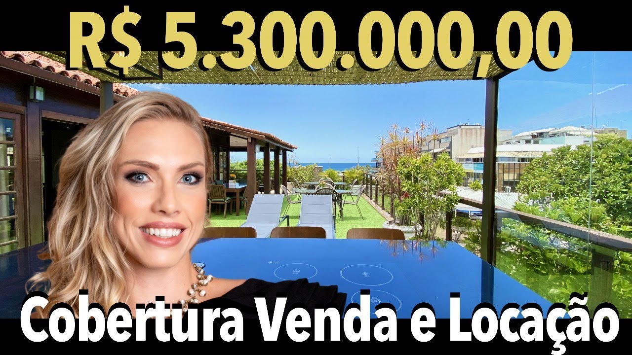 Cobertura Frente Mar à Venda e Temporada 04 Suítes Barra da Tijuca Rio de Janeiro #RJ14