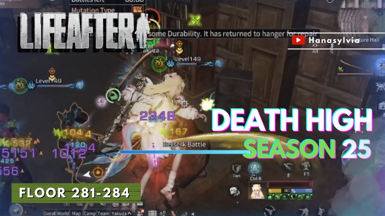 🗡 Death High Floor 281 - 284 || Lifeafter Death High Season 25