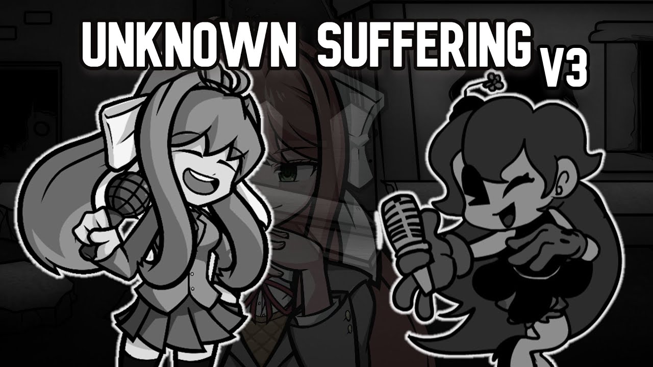 Unknown Suffering V3 But It's Monika Vs. GF | Wednesday's Infidelity - FNF Cover