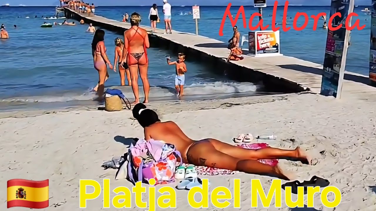 Walking on Platja del Muro, 🇪🇸  Mallorca's Longest Sandy Beach