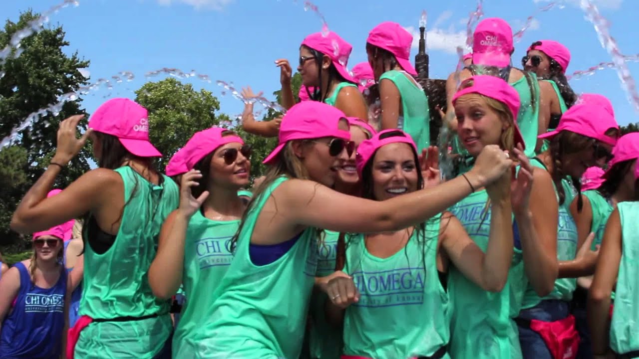 KU Chi Omega Bid Day 2015