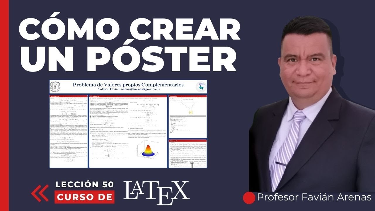 ¿Cómo crear un PÓSTER en LaTeX? -- Tutorial de LaTeX
