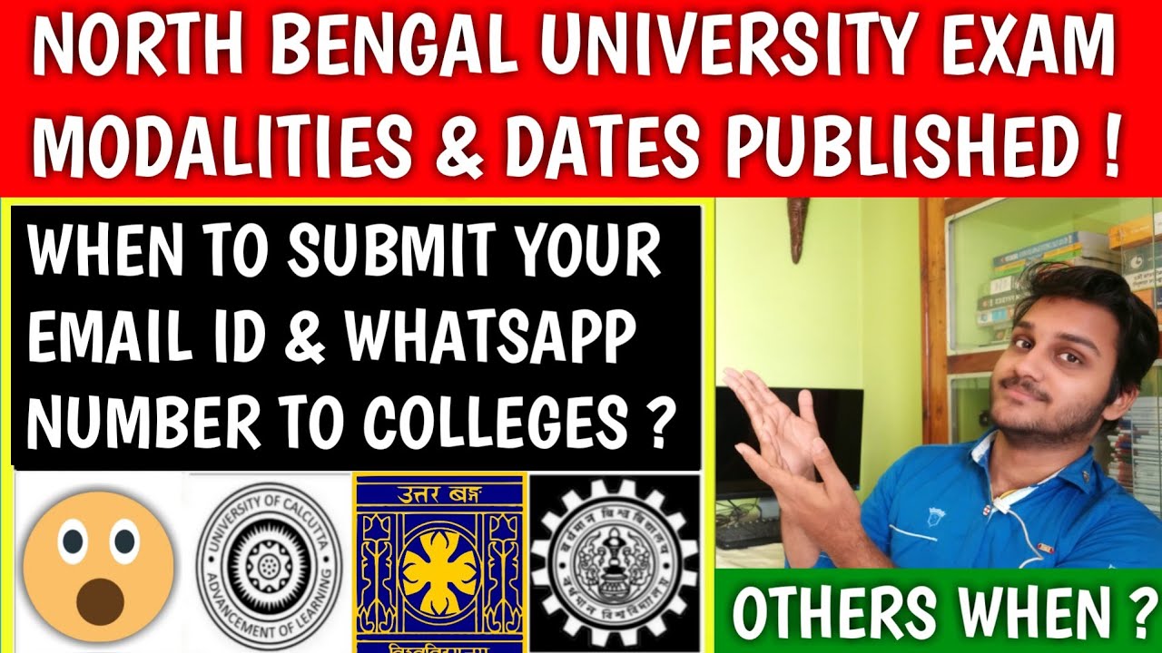 BIG UPDATE FOR ALL STUDENTS🔥| nbu | nbu exam modalities | cu exam | north bengal university |cu news