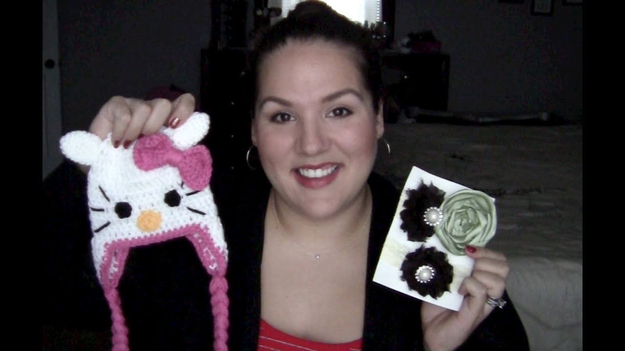 Rosie Posie Fashion Giveaway! ~Hello Kitty Hat & Newborn Vintage Headbands~
