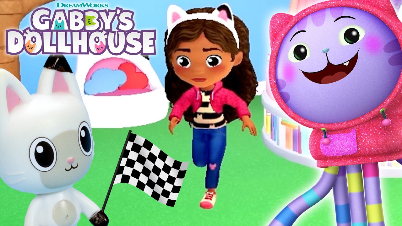 Gabby's GAMING Marathon! Races, Puzzles, & More! | GABBY'S DOLLHOUSE