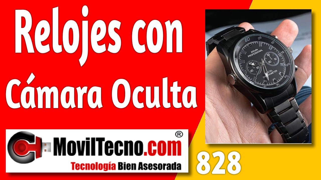 ✅ Mejores Relojes ESP&Iacute;A con C&aacute;mara  【🔴 MovilTecno 】