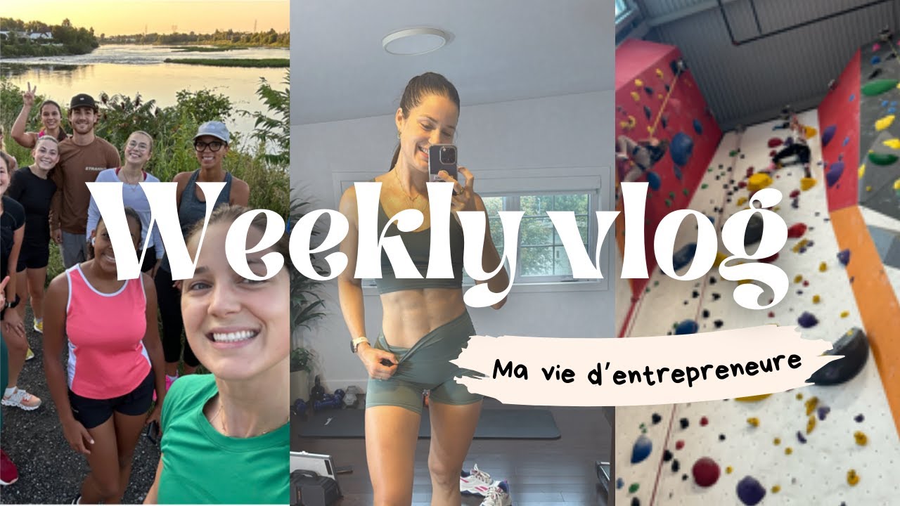 Journée avec une ambassadrice - Semaine de travail - Workouts Abs - vlog d'Isabelle Bonin