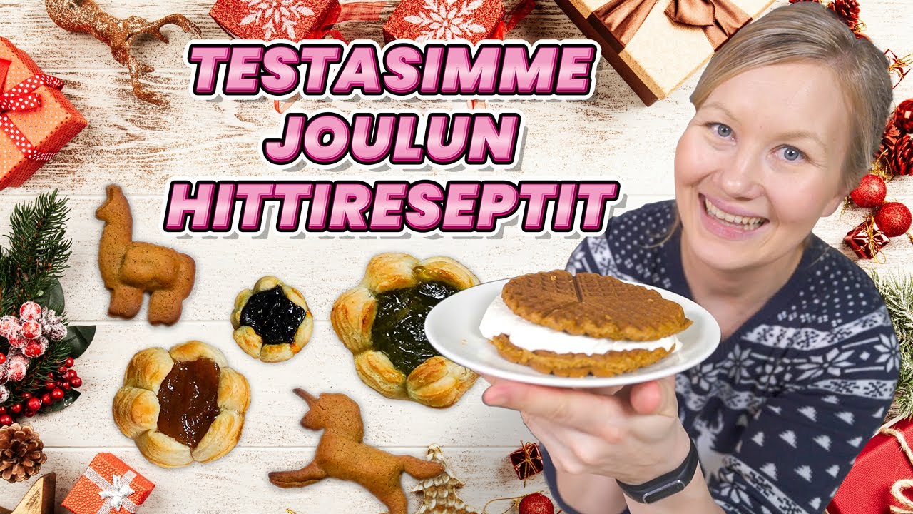 TESTATAAN JOULUN HITTIRESEPTIT - OLETKO JO MAISTANUT NÄITÄ?