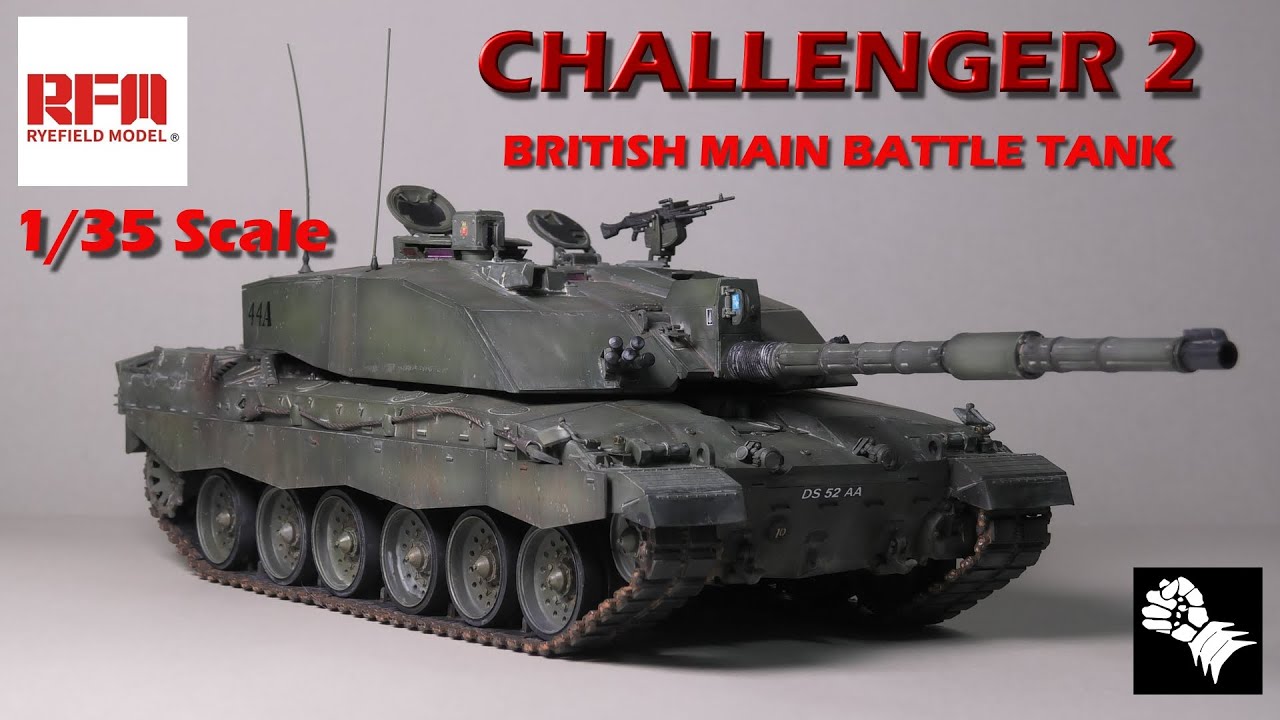 Британский основной боевой танк Challenger 2 в масштабе 1/35 от Ryefeild