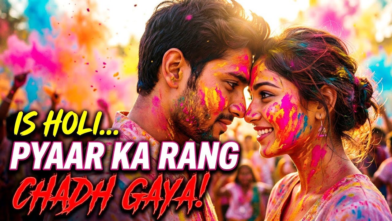 Is Holi Pyaar Ka Rang Chadh Gaya! 😍🎨 | Most Romantic 90s Style Holi Song | 90s bollywood Song