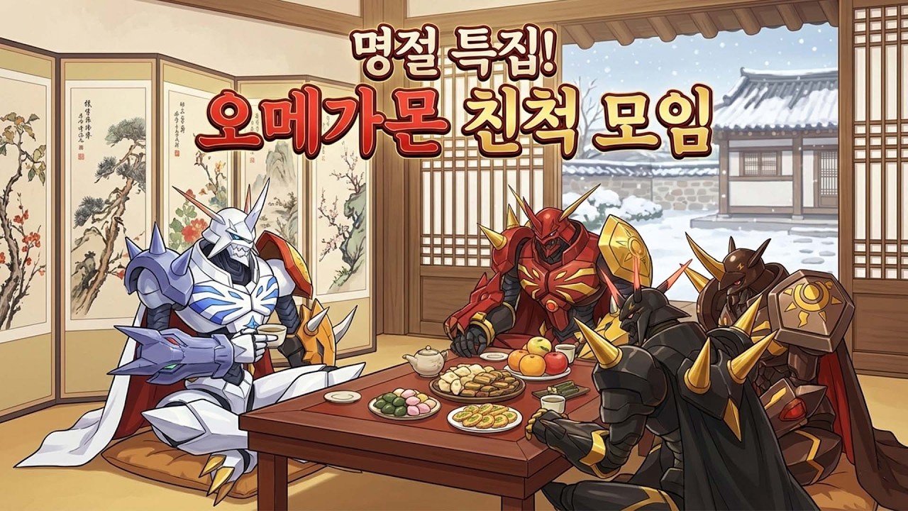 [디지몬 리뷰] 오메가몬 6종 스킬 모션 총정리 (타임 스트레인저)