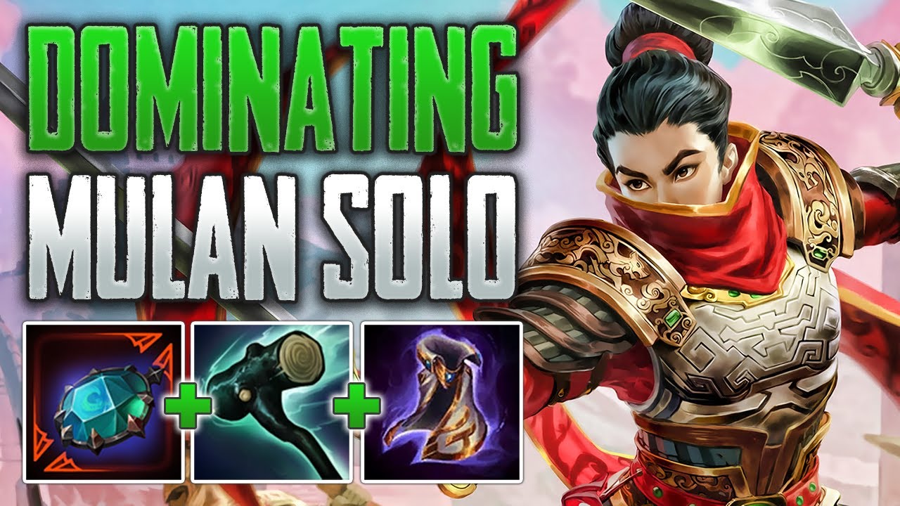 ABSOLUTELY SLAMMING WITH TANK MULAN! Mulan Solo Gameplay (SMITE Conquest)