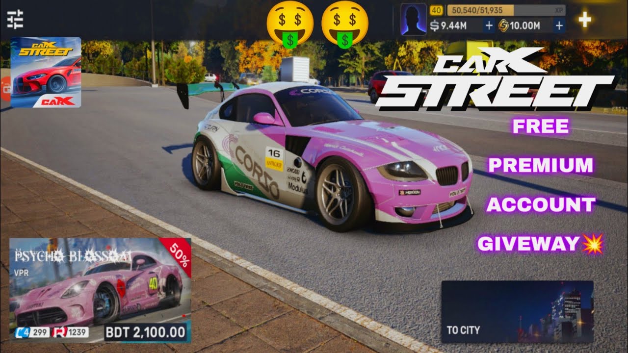 CarX Street PREMIUM Account Giveaway! 🔥Don’t Miss This!   #trending 