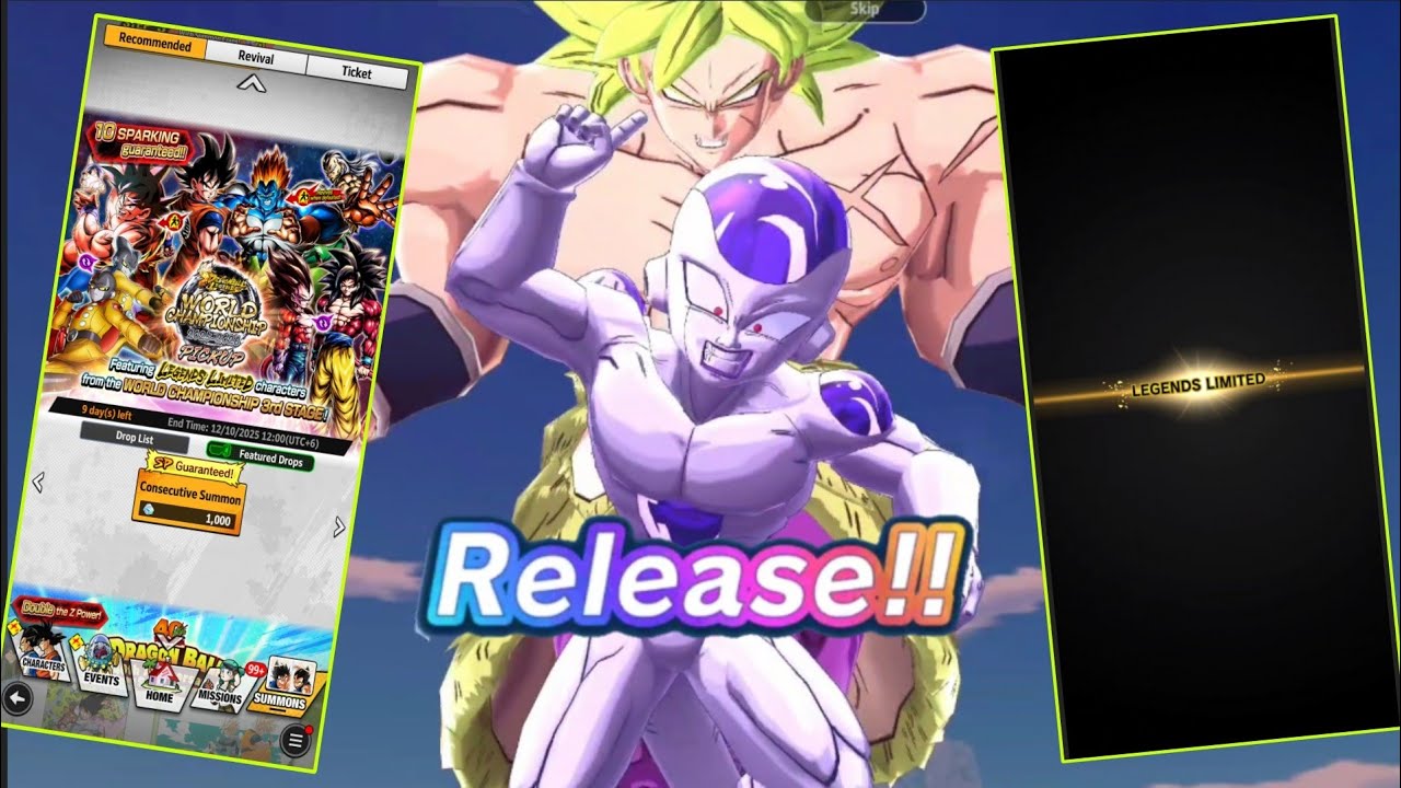 World Championship Pickup Banner Summoning | Landscape Summon | Dragon Ball Legends 