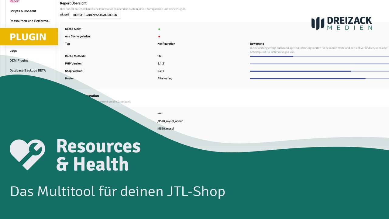 Resources & Health - Dein Multitool f&uuml;r JTL-Shop 5