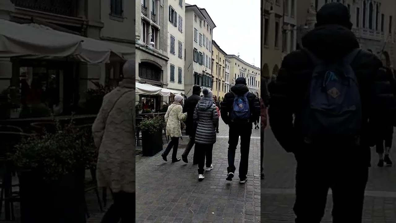 Piazza del mercato Udine Italiy