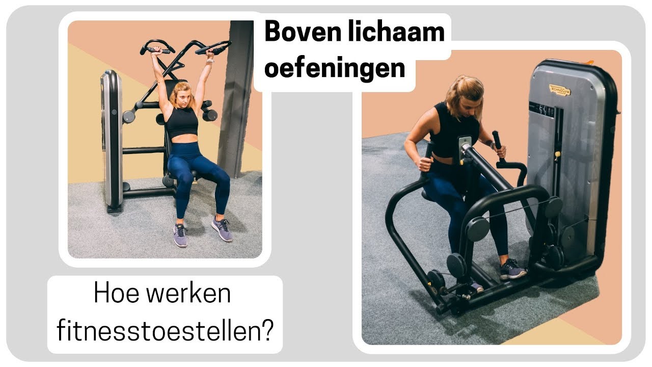 Hoe gebruik je fitnesstoestellen (Arm en borstoefeningen uitgelegd)