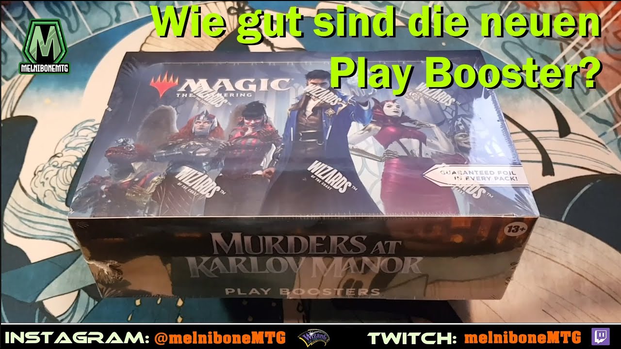 Murders at Karlov Manor Play Booster Display - Unboxing [MtG, deutsch]