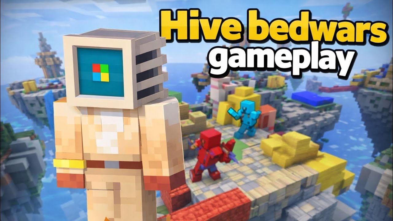 Hive bedwars gameplay 28