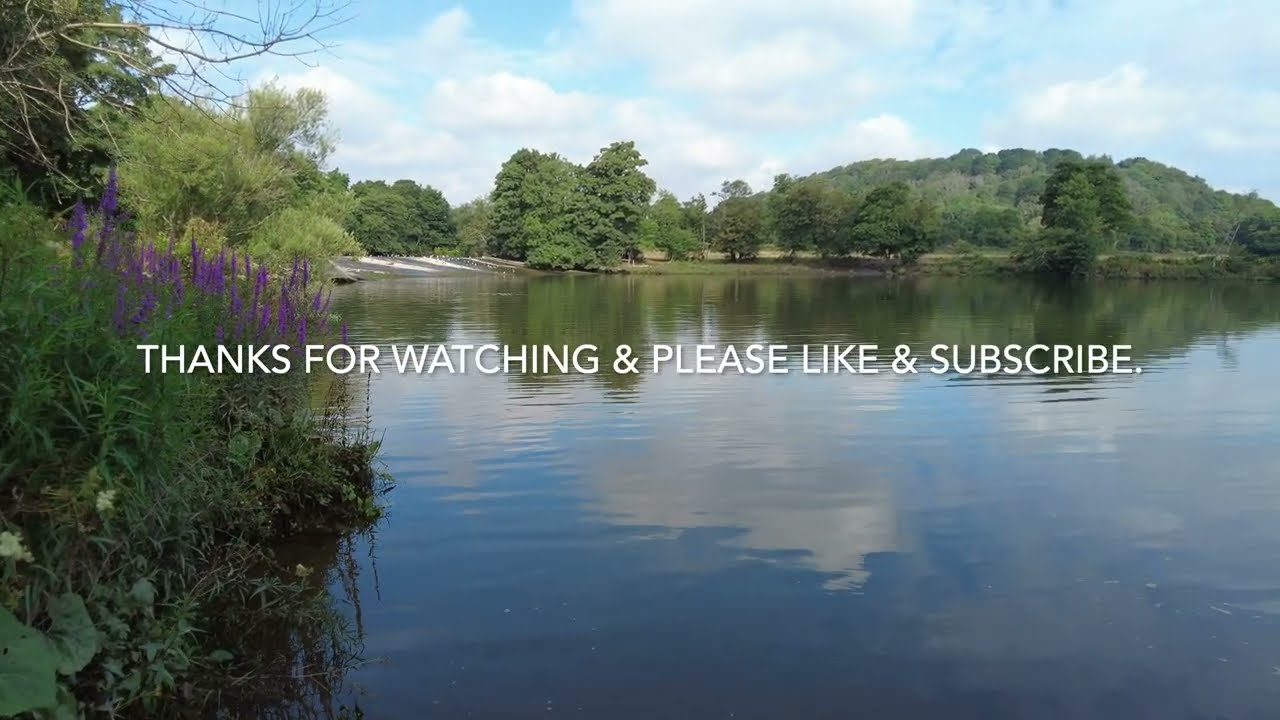 DEVONS RIVER DART AT TOTNES WALK PART 1. (4K)