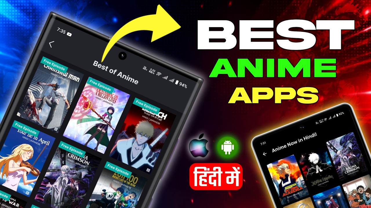 Best Apps to Watch Anime in Hindi 2026 | How to watch Anime in Hindi Dubbed (Legal & Safe)