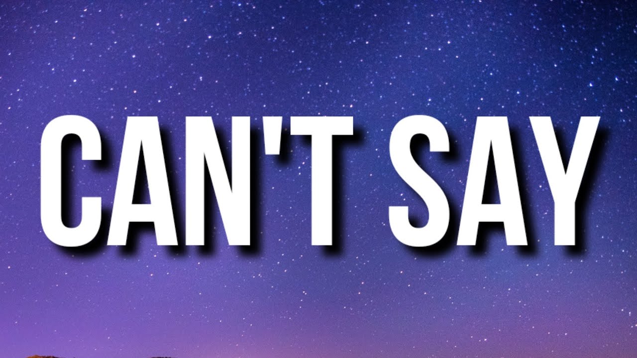 Lil Poppa - Can't Say (Lyrics)