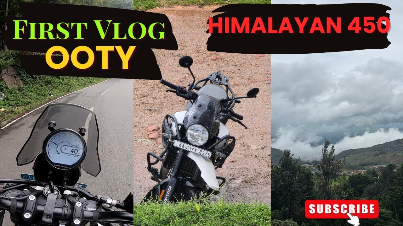 🌧️ Monsoon Ride to Ooty | Royal Enfield Himalayan 450 | Scenic Ghat Roads & Chilly Drizzle 🏍️