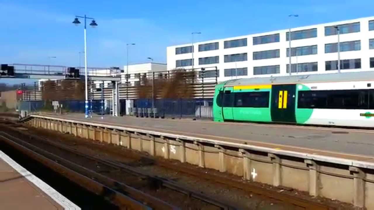 Trains at Brighton Station