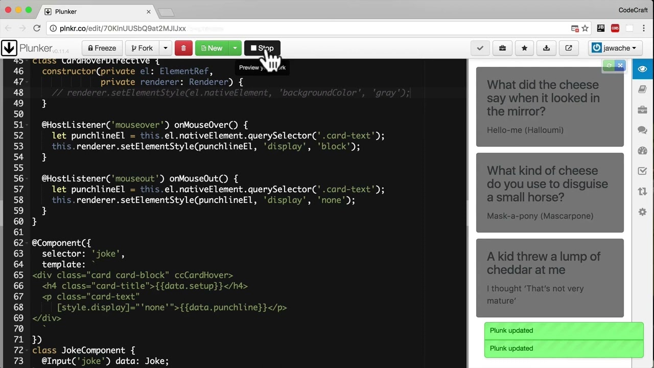 35   Angular Custom Directives HostListener HostBinding