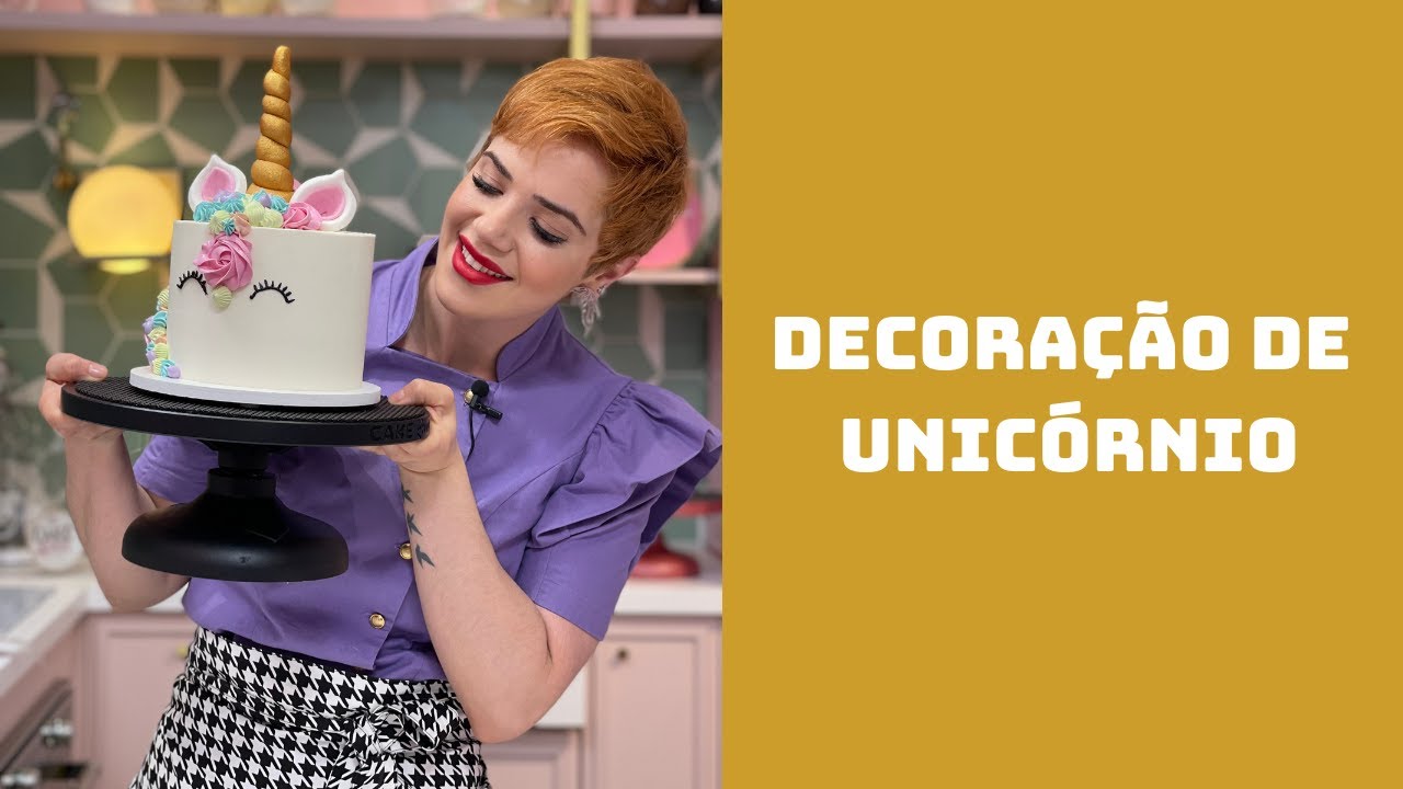 DECORAÇÃO BOLO DE UNICÓRNIO  | BRUNA REBELO