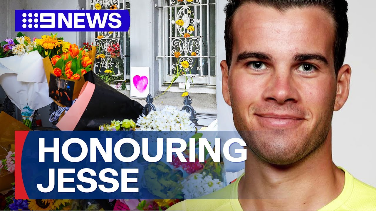 Memorial service held for Jesse Baird in Melbourne | 9 News Australia